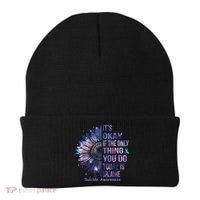 Its Okay If The Only Thing You Do Today Is Breathe Beanie thumb 0