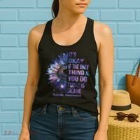 Its Okay If The Only Thing You Do Today Is Breathe Women's Tank Top thumb 2