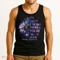 Its Okay If The Only Thing You Do Today Is Breathe Tank Top thumb 3