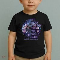 Its Okay If The Only Thing You Do Today Is Breathe Toddler T-Shirt thumb 2