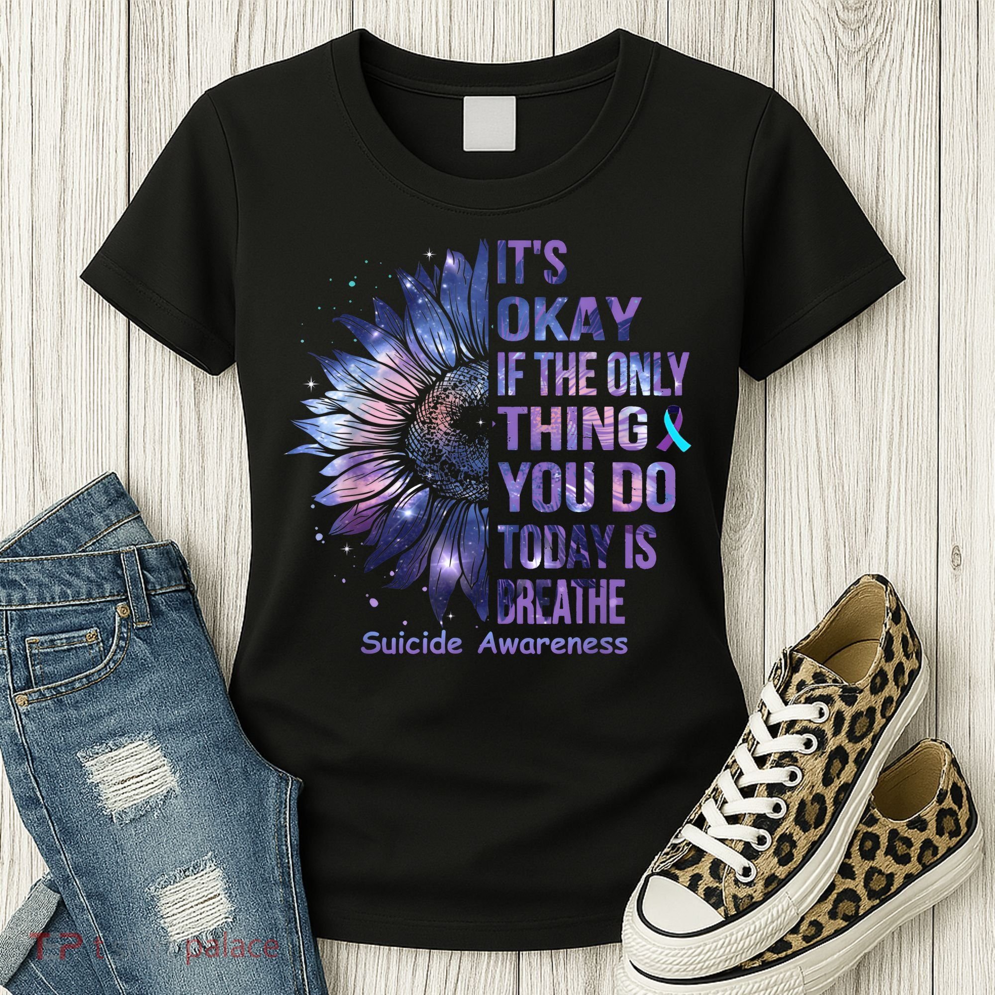 Its Okay If The Only Thing You Do Today Is Breathe Women's T-Shirt