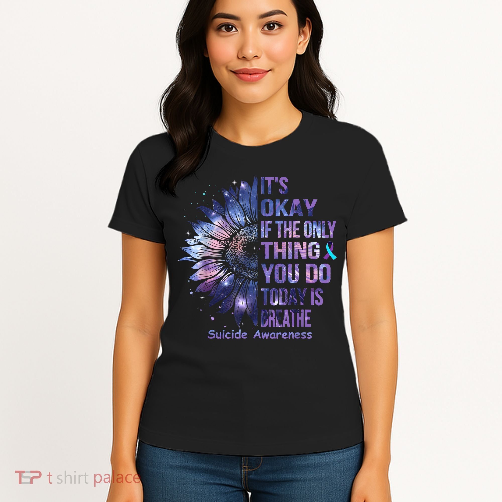 Its Okay If The Only Thing You Do Today Is Breathe Women's T-Shirt