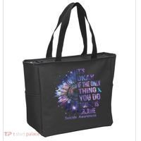 Its Okay If The Only Thing You Do Today Is Breathe Tote Bag thumb 2