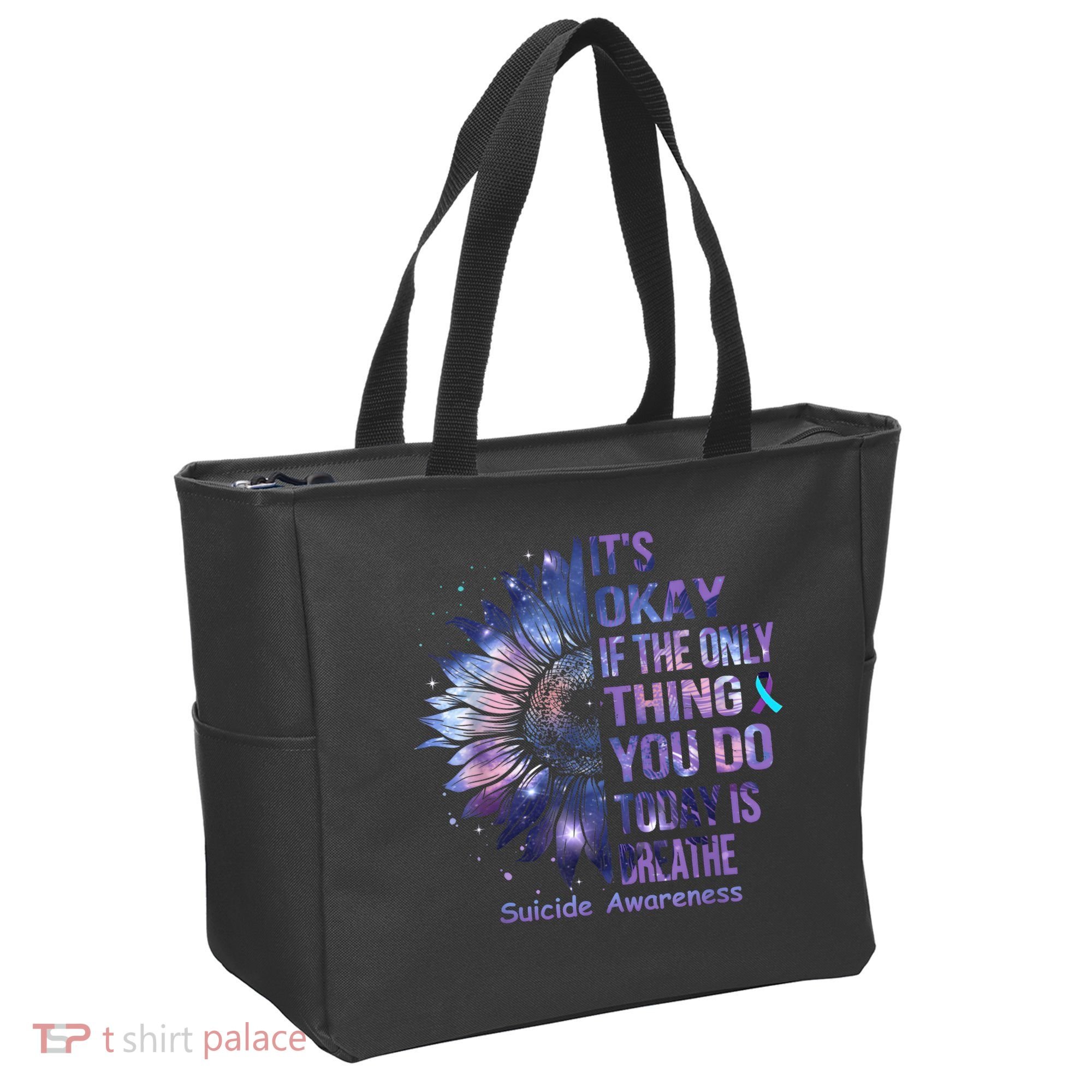 Its Okay If The Only Thing You Do Today Is Breathe Tote Bag