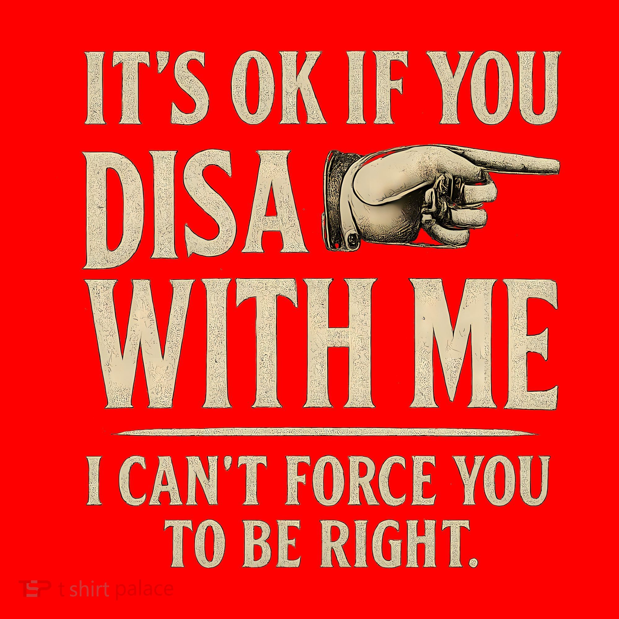 It's OK If You Disagree With Me Santa Hat