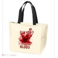 Im Ok Its Not My Blood Funny Halloween Zombie Tote Bag thumb 3