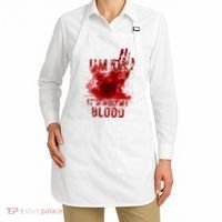 Im Ok Its Not My Blood Funny Halloween Zombie Apron thumb 2