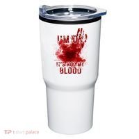 Im Ok Its Not My Blood Funny Halloween Zombie Tumbler thumb 0