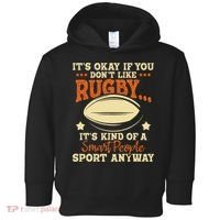 It's Okay If You Don't Like Rugby  Rugby Player Coach Toddler Hoodie thumb 0