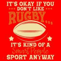 It's Okay If You Don't Like Rugby  Rugby Player Coach Santa Hat thumb 1