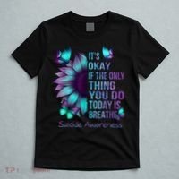 Its Okay If The Only Thing You Do Today Is Breathe T-Shirt thumb 5