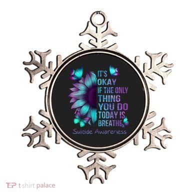Its Okay If The Only Thing You Do Today Is Breathe Ornament