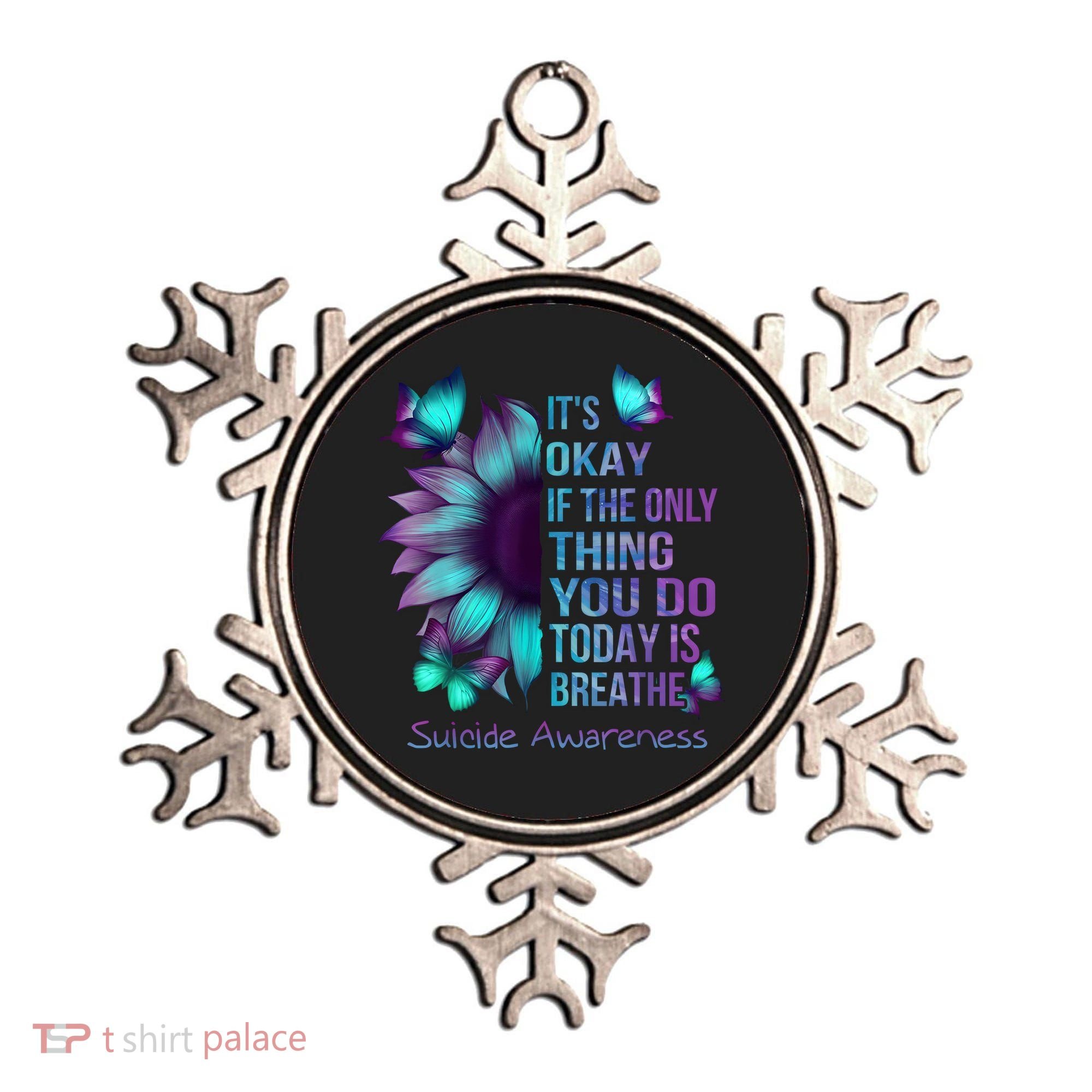 Its Okay If The Only Thing You Do Today Is Breathe Ornament
