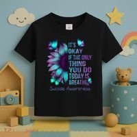 Its Okay If The Only Thing You Do Today Is Breathe Toddler T-Shirt thumb 3