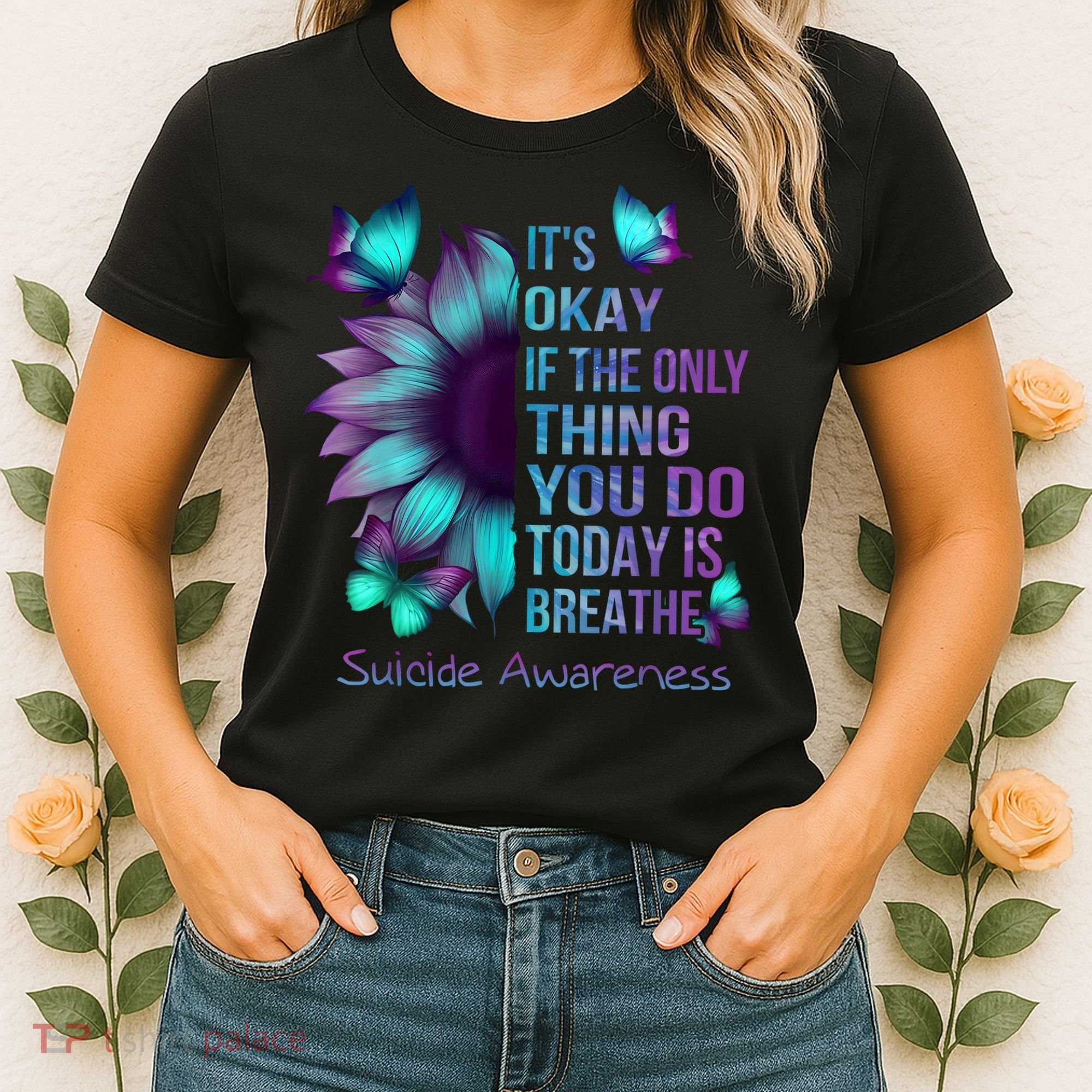 Its Okay If The Only Thing You Do Today Is Breathe Women's T-Shirt