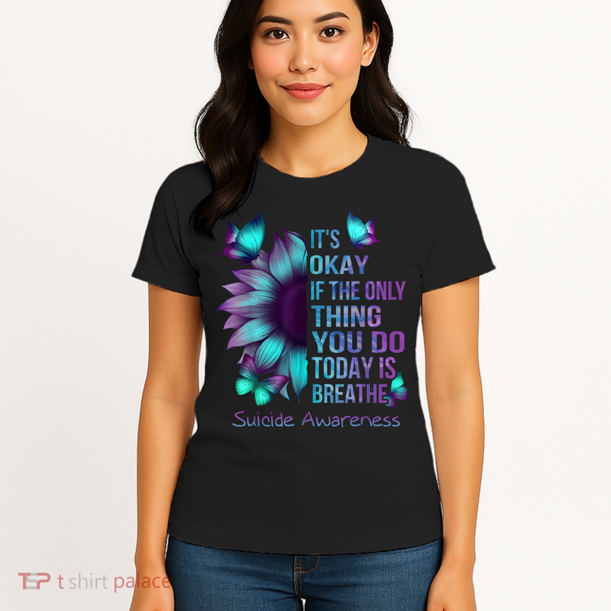 Its Okay If The Only Thing You Do Today Is Breathe Women's T-Shirt