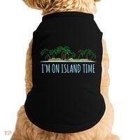 I'm On Island Time Cool Gift Vacation Gift Tropical Beach Tee Funny Gift Doggie Tank thumb 0