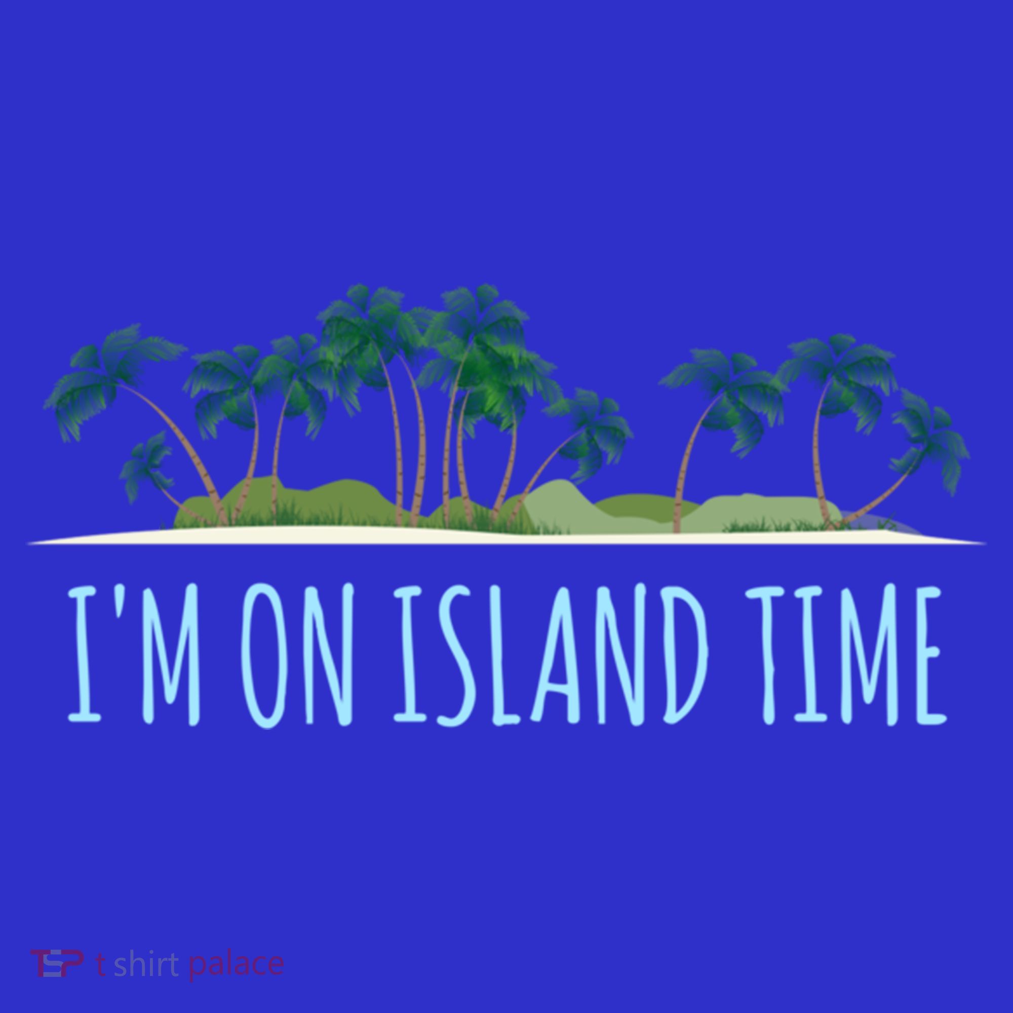 I'm On Island Time Cool Gift Vacation Gift Tropical Beach Tee Funny Gift Women's Tank Top