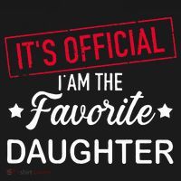 it's o.fficial i am the favorite daughter  Women's Hoodie thumb 2