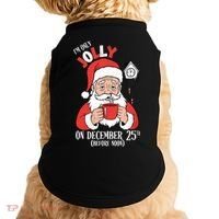 Im Only Jolly On December 25th Christmas Doggie Tank thumb 0