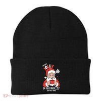 Im Only Jolly On December 25th Christmas Beanie thumb 0