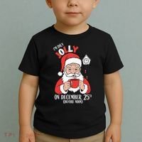 Im Only Jolly On December 25th Christmas Toddler T-Shirt thumb 2
