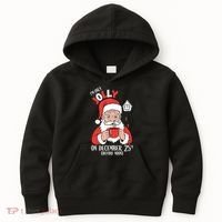 Im Only Jolly On December 25th Christmas Kids Hoodie thumb 0