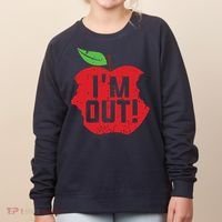 Im Out Last Day Of School Summer Break Teacher Women's Sweatshirt thumb 0
