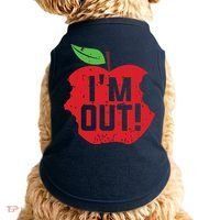 Im Out Last Day Of School Summer Break Teacher Doggie Tank thumb 0