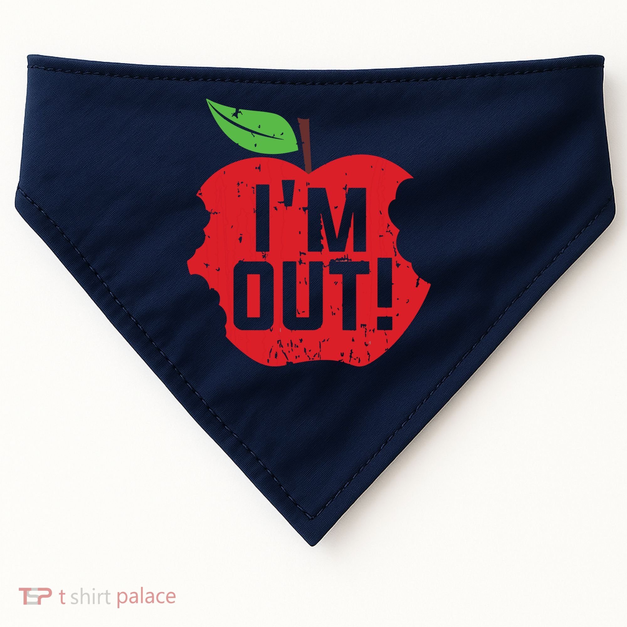 Im Out Last Day Of School Summer Break Teacher USA-Made Doggie Bandana