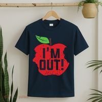 Im Out Last Day Of School Summer Break Teacher T-Shirt thumb 2