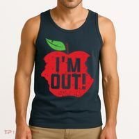 Im Out Last Day Of School Summer Break Teacher Tank Top thumb 3