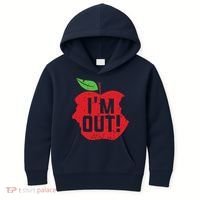 Im Out Last Day Of School Summer Break Teacher Kids Hoodie thumb 0
