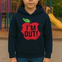 Im Out Last Day Of School Summer Break Teacher Kids Hoodie thumb 3