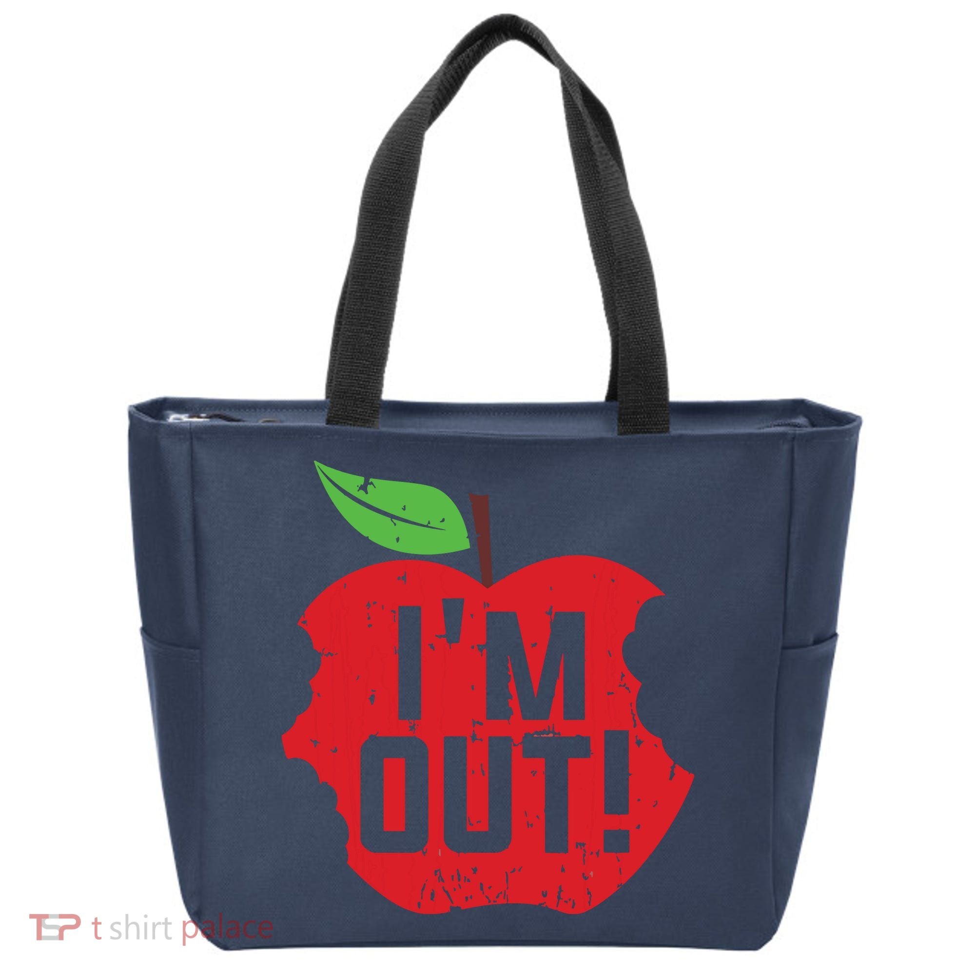 Im Out Last Day Of School Summer Break Teacher Tote Bag
