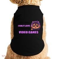 I Only Love Video Games Headphones Cat Ears Doggie Tank thumb 0