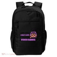 I Only Love Video Games Headphones Cat Ears Backpack thumb 0