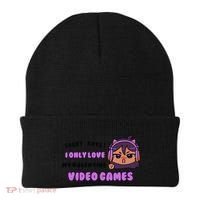 I Only Love Video Games Headphones Cat Ears Beanie thumb 0