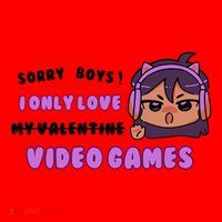 I Only Love Video Games Headphones Cat Ears Santa Hat thumb 1