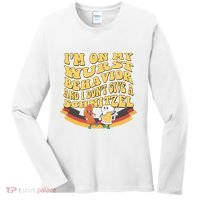 Im On My Wurst Behavior And I Dont Give A Schnitzel Oktoberfest Drinking Team Women's Long Sleeve Shirt thumb 0