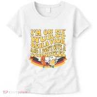 Im On My Wurst Behavior And I Dont Give A Schnitzel Oktoberfest Drinking Team Women's T-Shirt thumb 0
