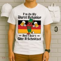 IM On My Wurst Behavior And I DonT Give A Schnitzel T-Shirt thumb 6
