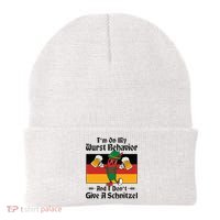 IM On My Wurst Behavior And I DonT Give A Schnitzel Beanie thumb 0