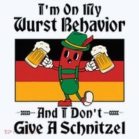 IM On My Wurst Behavior And I DonT Give A Schnitzel Beanie thumb 2