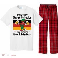 IM On My Wurst Behavior And I DonT Give A Schnitzel Pajama Set thumb 0