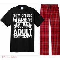 Im Often Mistaken For An Because Of My Age Funny Pajama Set thumb 0
