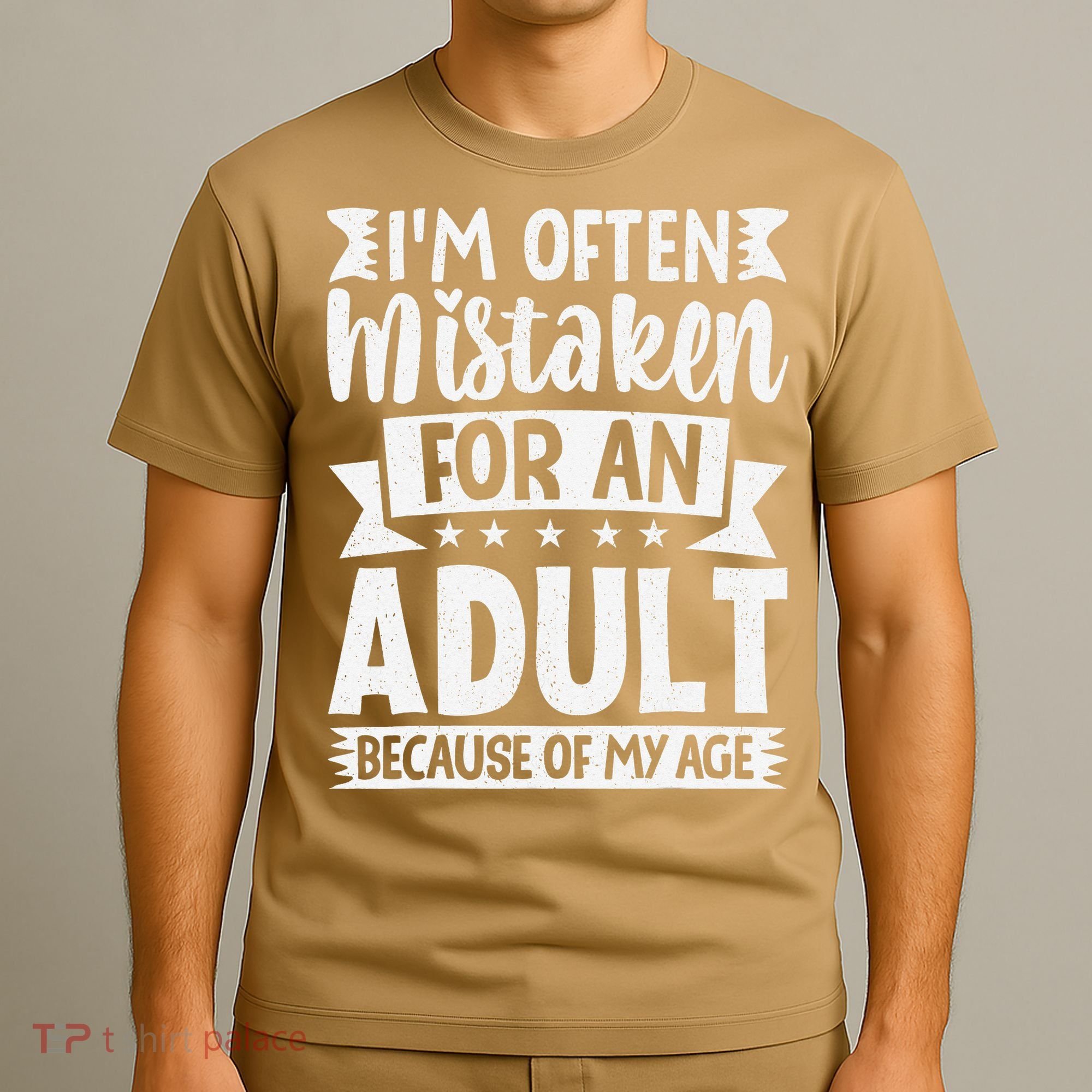 Im Often Mistaken For An Because Of My Age Funny T-Shirt