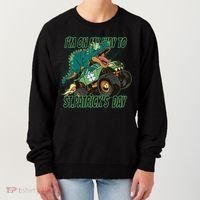 Im On My Way To St Patricks Day Dinosaur Women's Sweatshirt thumb 0