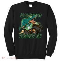 Im On My Way To St Patricks Day Dinosaur Sweatshirt thumb 0