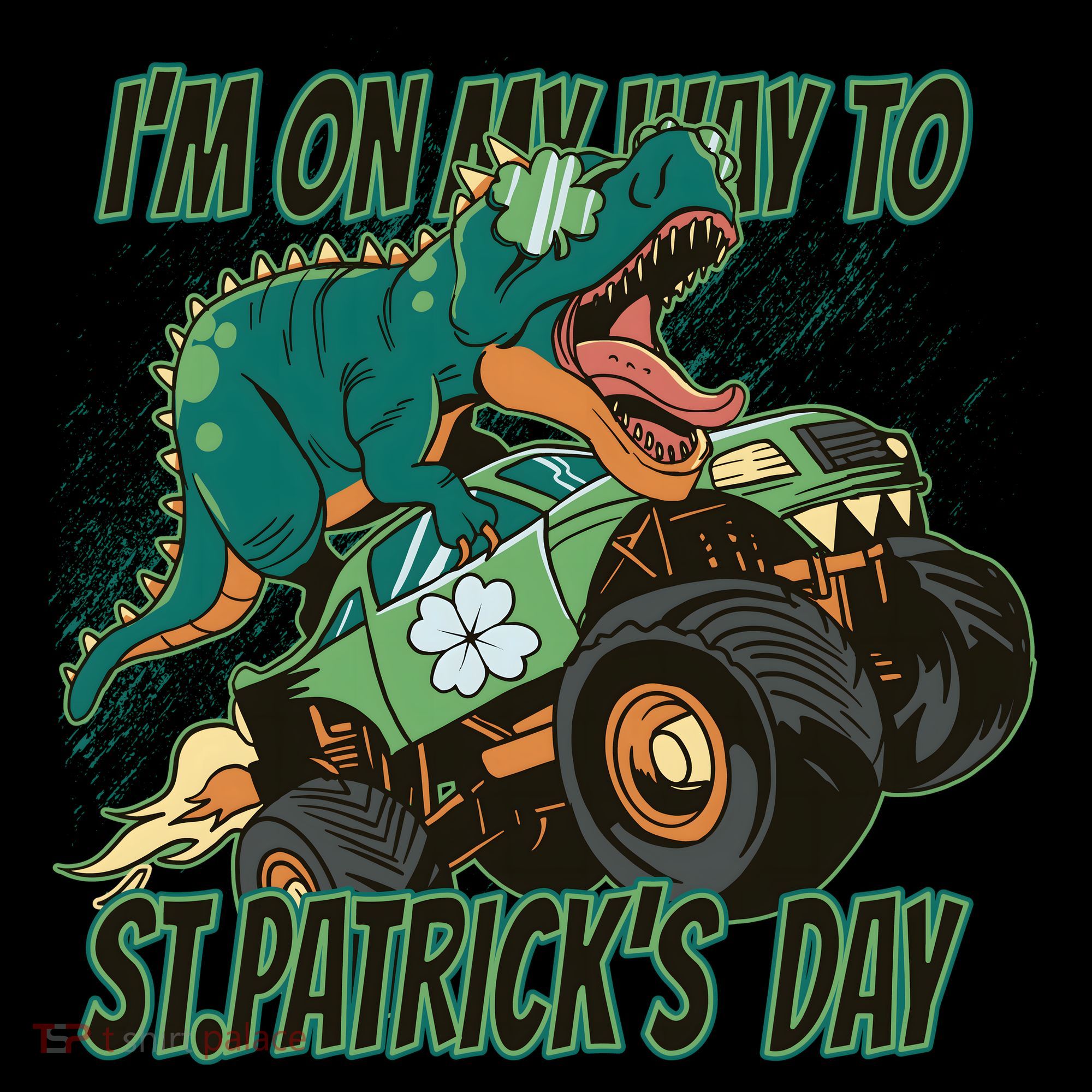 Im On My Way To St Patricks Day Dinosaur Coffee Mug